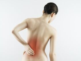 ƙananan ciwon baya saboda osteochondrosis