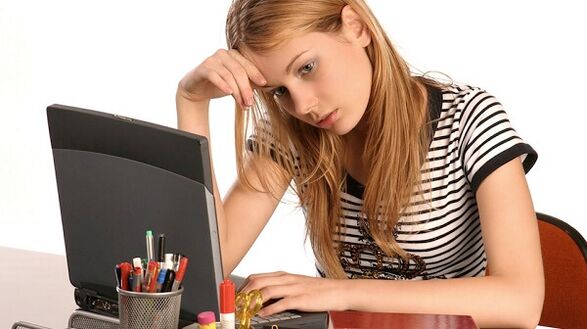 Sedentary aiki a matsayin dalilin kashin baya osteochondrosis
