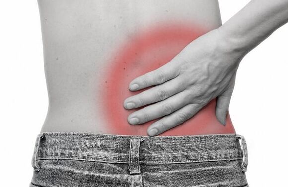 ƙananan ciwon baya saboda osteochondrosis na kashin baya